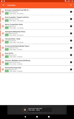 Police Scanner android App screenshot 1